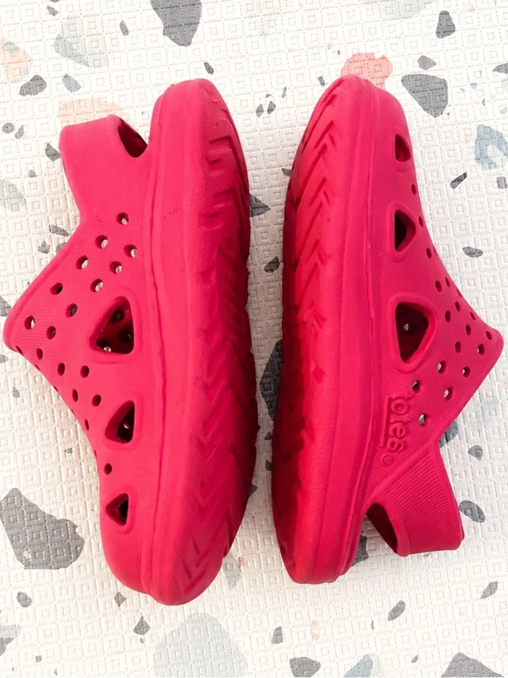 totes Toddler Hot Pink Splash & Play Clog Slide Sandals with Heel Strap - Size 6